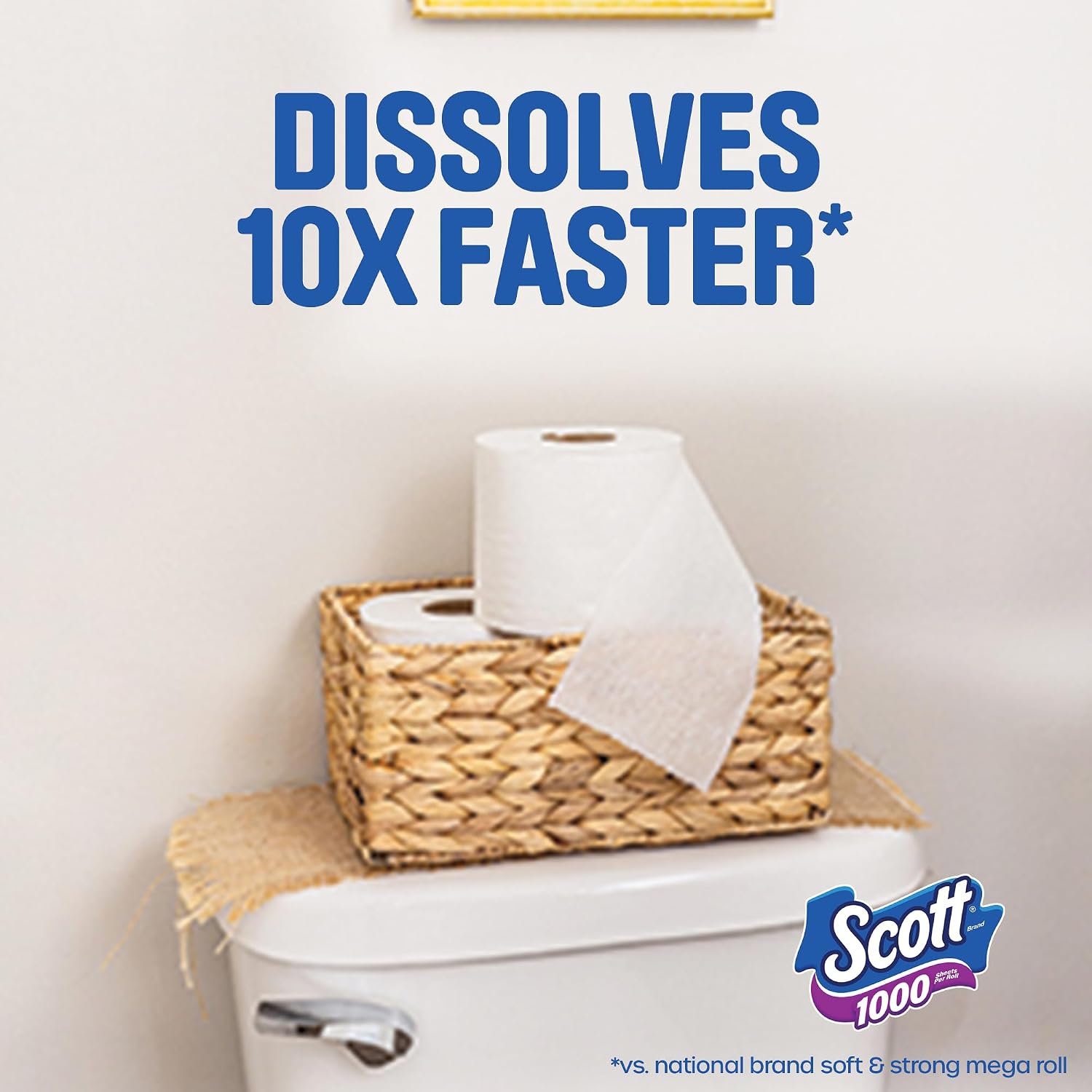 Scott 1000 Trusted Clean Toilet Paper 32 Rolls, 1000 Sheets per Roll - view 6